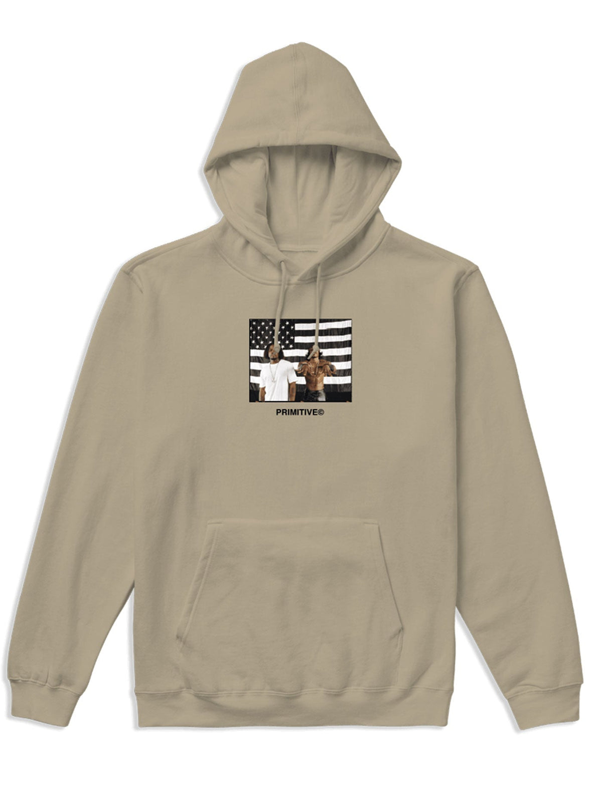 Primitive x Outkast 'Stripes' Hoodie - Beige-1