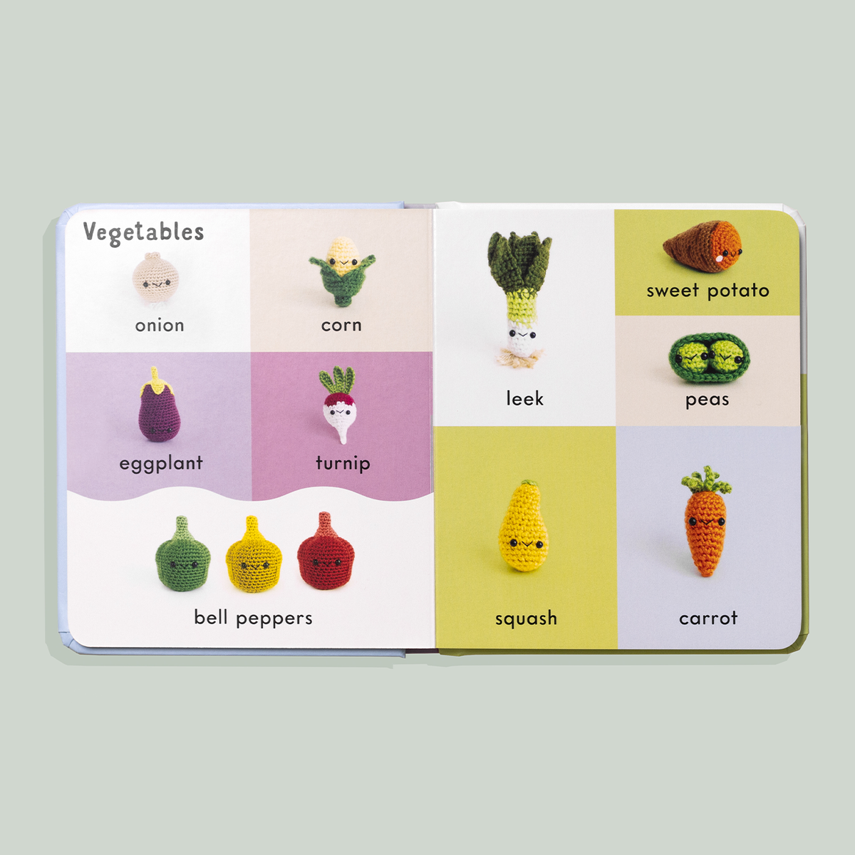 Paige Tate & Co. - First Words with Cute Crochet Friends (Baby Board Book) - Ages 1–3-4