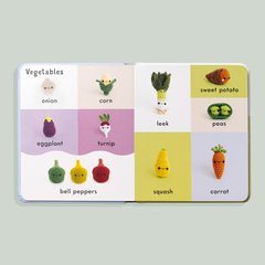 Paige Tate & Co. - First Words with Cute Crochet Friends (Baby Board Book) - Ages 1–3-4