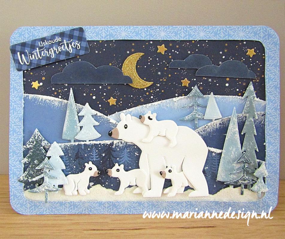 Bloc de papier Marianne Design A4 - Hygge d'hiver-9