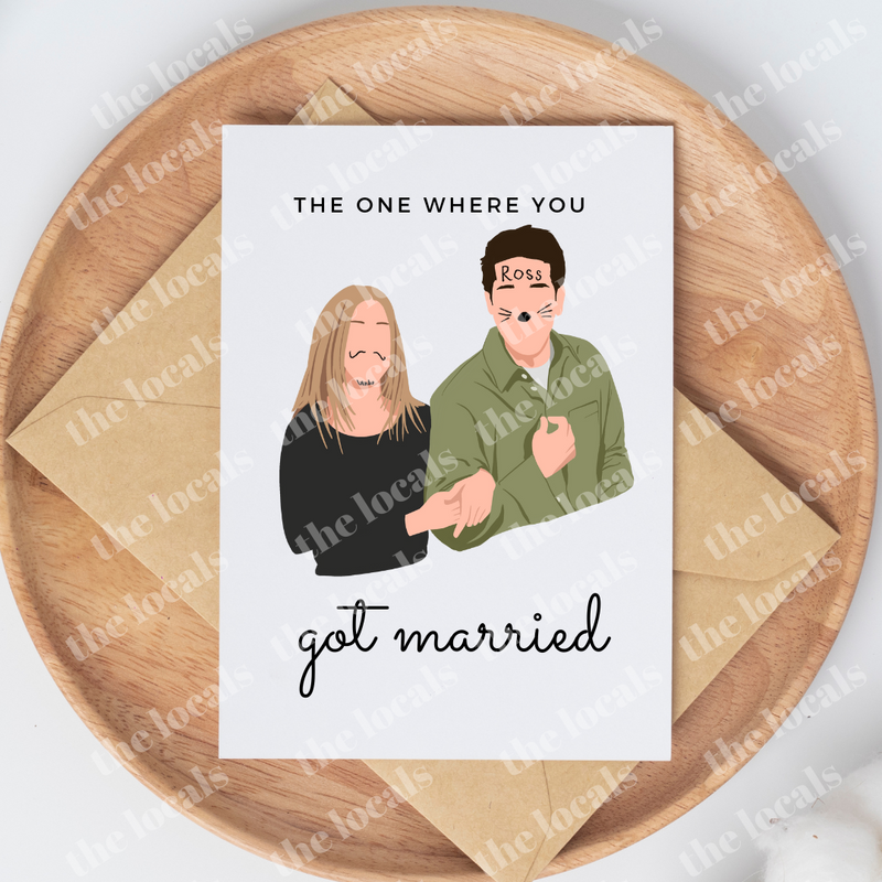The One Where You Got Married Greeting Card-1