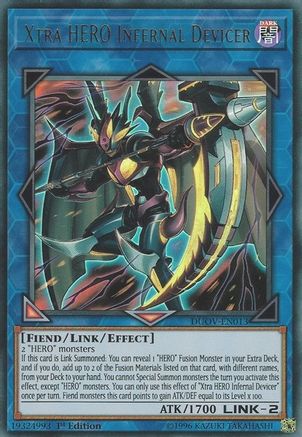 Xtra HERO Infernal Devicer (DUOV-EN013) - Duel Overload 1st Edition-1