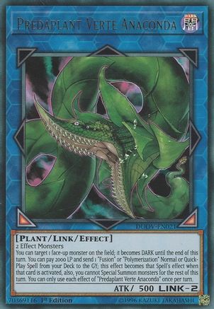 Predaplant Verte Anaconda (DUOV-EN021) - Duel Overload 1st Edition-1