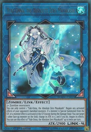 Yuki-Onna, the Absolute Zero Mayakashi (DUOV-EN025) - Duel Overload 1st Edition-1