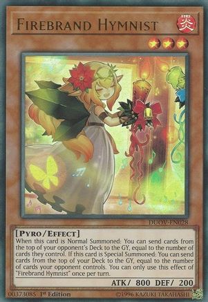 Firebrand Hymnist (DUOV-EN028) - Duel Overload 1st Edition-1