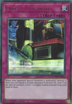 Enma's Judgment (DUOV-EN042) - Duel Overload 1st Edition-1