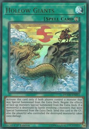 Hollow Giants (DUOV-EN055) - Duel Overload 1st Edition-1