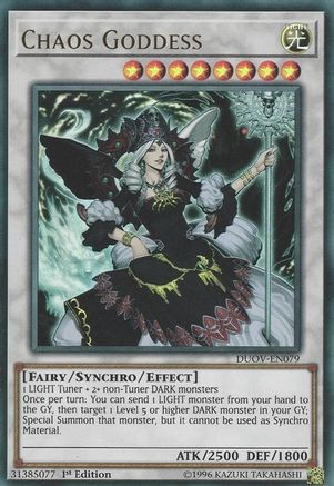 Chaos Goddess (DUOV-EN079) - Duel Overload 1st Edition-1