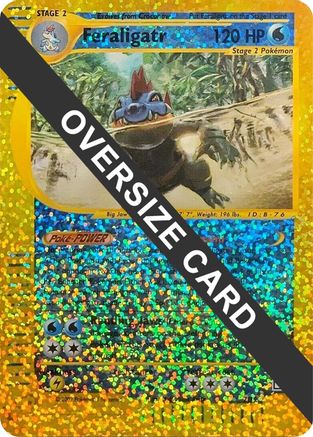 Feraligatr - 2/12 (Box Topper) - Jumbo Cards Reverse Holofoil-1