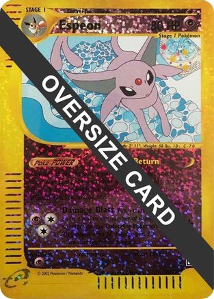 Espeon - 6/12 (Box Topper) - Jumbo Cards Reverse Holofoil-1