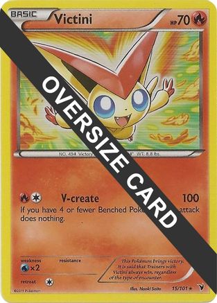 Victini - 15/101 - Jumbo Cards Holofoil-1