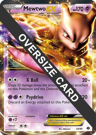Mewtwo EX - 54/99 - Jumbo Cards Holofoil-1