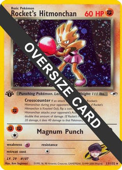 Rocket's Hitmonchan - 11/132 - Jumbo Cards Holofoil-1