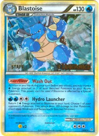 Blastoise - 13/95 (Prerelease) [Staff] - HGSS Promos Holofoil-1