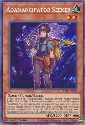 Adamancipator Seeker (SESL-EN001) - Secret Slayers 1st Edition-1