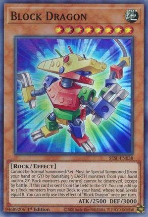 Block Dragon (SESL-EN038) - Secret Slayers 1st Edition-1