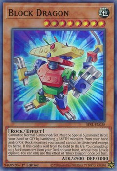 Block Dragon (SESL-EN038) - Secret Slayers 1st Edition-1