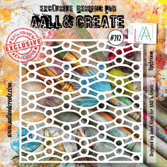 AALL and Create  6"x6" Stencil - 212 - Upstream-1