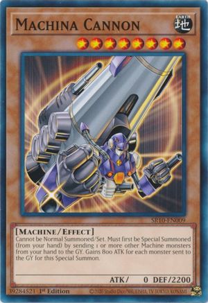 Machina Cannon (SR10-EN009) - Structure Deck: Mechanized Madness 1st Edition-1