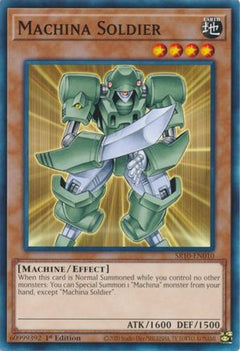 Machina Soldier (SR10-EN010) - Structure Deck: Mechanized Madness 1st Edition-1