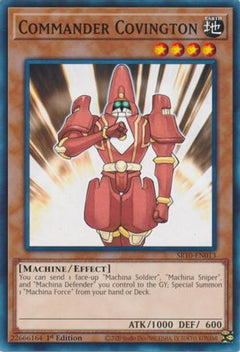 Commander Covington (SR10-EN013) - Structure Deck: Mechanized Madness 1st Edition-1