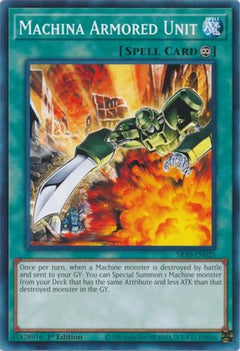 Machina Armored Unit (SR10-EN025) - Structure Deck: Mechanized Madness 1st Edition-1