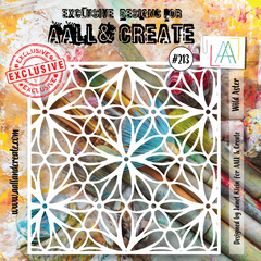 AALL and Create  6"x6" Stencil - 213 - Wild Aster-1