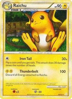 Raichu - 10/123 (Cracked Ice Holo) - Deck Exclusives Holofoil-1