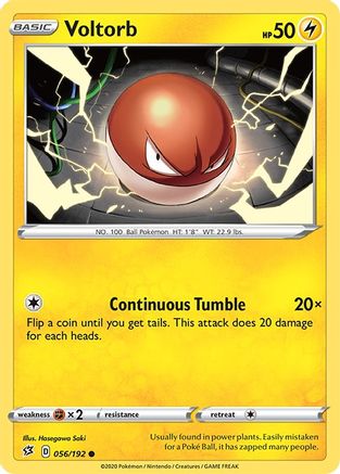 Voltorb 56/192 - SWSH02 Rebel Clash-1