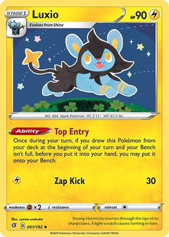 Luxio 61/192 - SWSH02 Rebel Clash-1