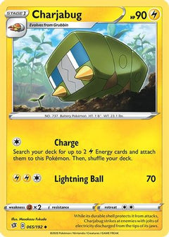 Charjabug 65/192 - SWSH02 Rebel Clash-1