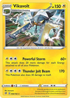 Vikavolt 66/192 - SWSH02 Rebel Clash Holofoil-1