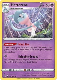 Hatterene 85/192 - SWSH02 Rebel Clash-1