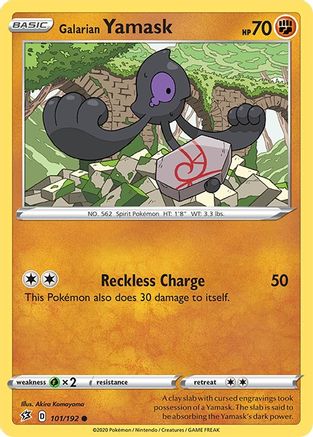 Galarian Yamask 101/192 - SWSH02 Rebel Clash-1
