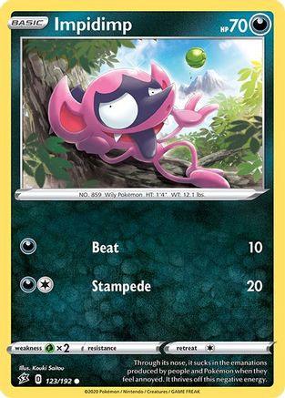Impidimp 123/192 - SWSH02 Rebel Clash-1