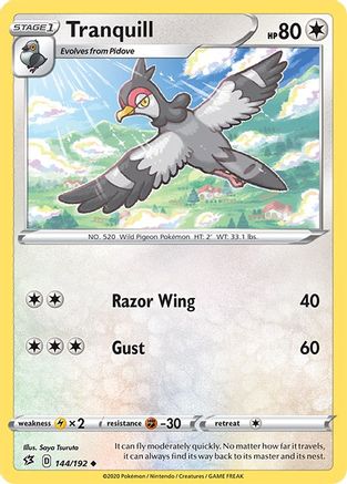 Tranquill/192 - SWSH02 Rebel Clash-1