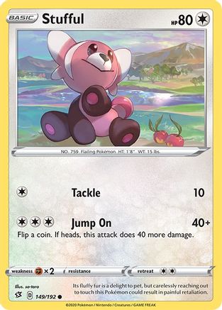 Stufful 149/192 - SWSH02 Rebel Clash Reverse Holofoil-1