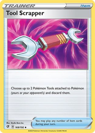 Tool Scrapper 168/192 - SWSH02 Rebel Clash Reverse Holofoil-1