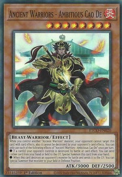 Ancient Warriors - Ambitious Cao De (ETCO-EN020) - Eternity Code 1st Edition-1