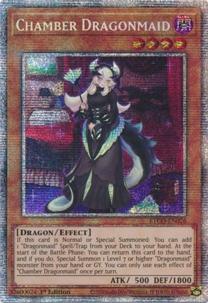 Chamber Dragonmaid (Starlight Rare) (ETCO-EN026) - Eternity Code 1st Edition-1
