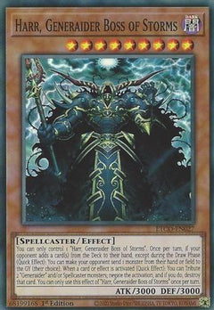Harr, Generaider Boss of Storms (ETCO-EN027) - Eternity Code 1st Edition-1
