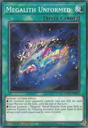 Megalith Unformed (ETCO-EN070) - Eternity Code 1st Edition-1