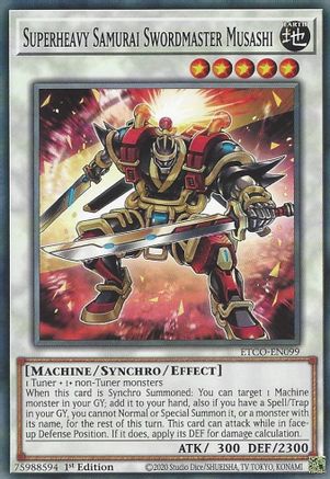 Superheavy Samurai Swordmaster Musashi (ETCO-EN099) - Eternity Code 1st Edition-1