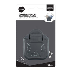 Vaessen Creative • 3-in-1 Corner Punch 4-7-10mm Graphite-1