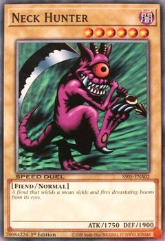 Neck Hunter (SS05-ENA02) - Speed Duel Decks: Twisted Nightmares 1st Edition-1