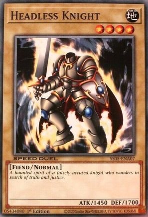 Headless Knight (SS05-ENA07) - Speed Duel Decks: Twisted Nightmares 1st Edition-1