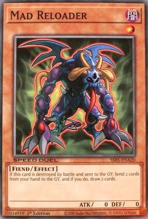 Mad Reloader (SS05-ENA20) - Speed Duel Decks: Twisted Nightmares 1st Edition-1