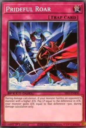 Prideful Roar (SS05-ENB30) - Speed Duel Decks: Twisted Nightmares 1st Edition-1