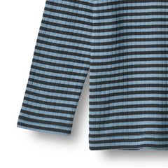 Long Sleeve T-shirt Stig | Bright Blue Stripe | Wheat Kids-4