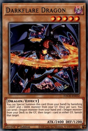 Darkflare Dragon (TOCH-EN032) - Toon Chaos Unlimited-1
